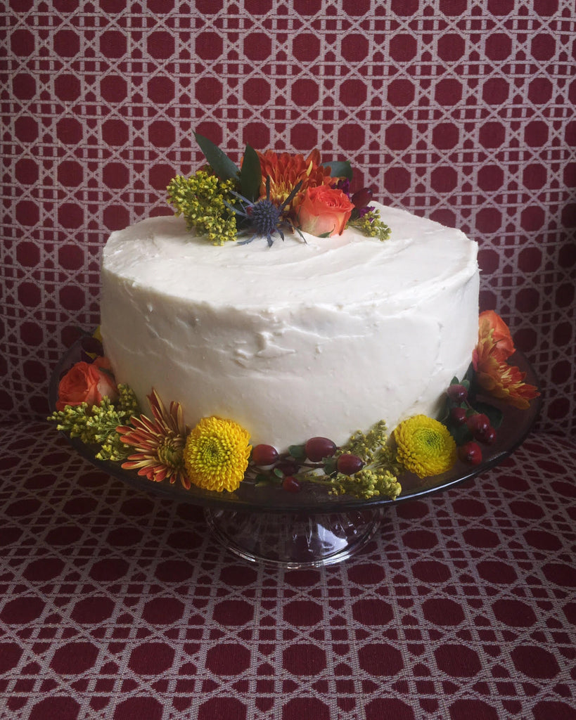 Carrot Cake With Maple Frosting